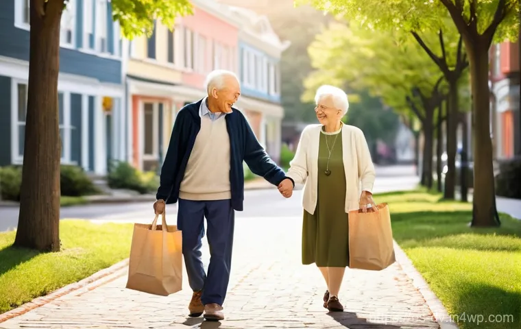 포지티브 심리학에서의 나눔과 봉사의 의미 - **Prompt:** A heartwarming scene of a young adult, dressed in comfortable, modern clothing, gently a...